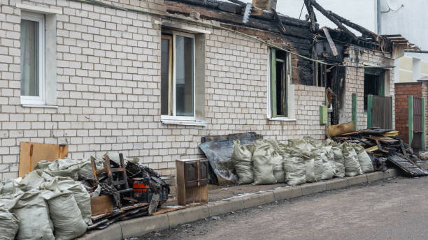 Professional Fire Damage Removal technician working in Odessa, FL